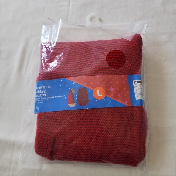 Dog red sweater size L - Picture 5 of 6